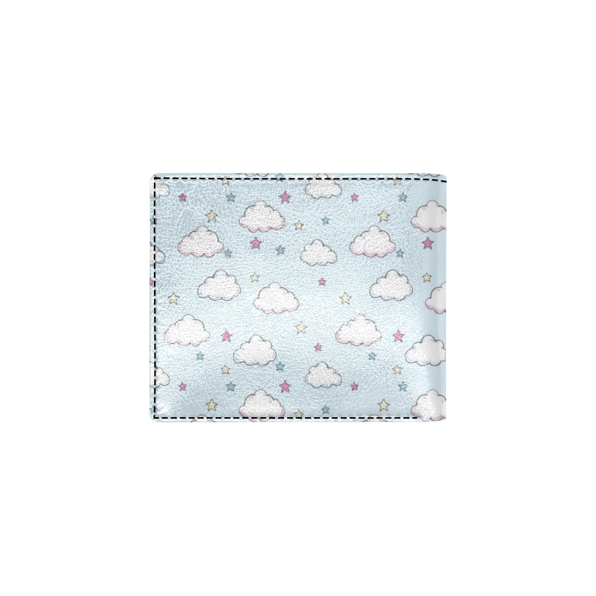 Cloud  Pattern Print Design 01 Men's ID Card Wallet