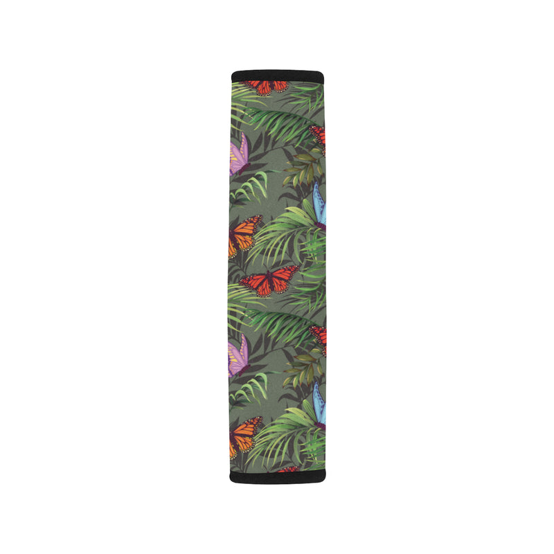 Monarch Butterfly Pattern Print Design 04 Car Seat Belt Cover