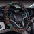 Colorful Art Wolf Steering Wheel Cover with Elastic Edge