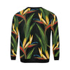 Bird Of Paradise Pattern Print Design BOP012 Men Long Sleeve Sweatshirt