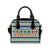 Aztec Pattern Print Design 02 Shoulder Handbag