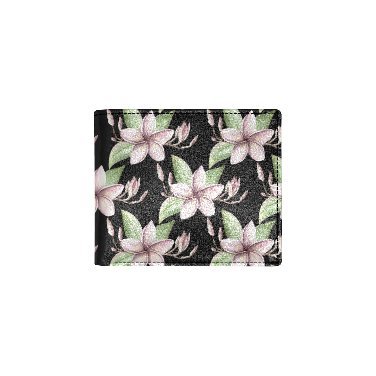 Plumeria Pattern Print Design PM02 Men's ID Card Wallet