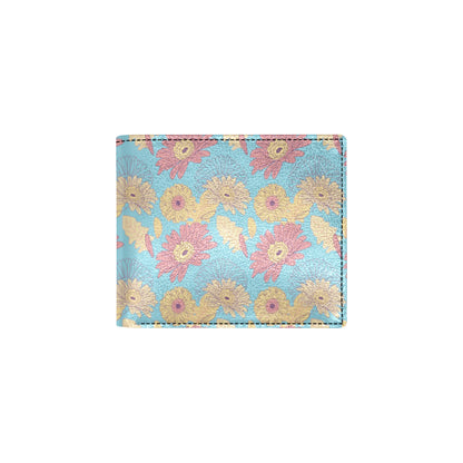 Gerberas Pattern Print Design GB04 Men's ID Card Wallet