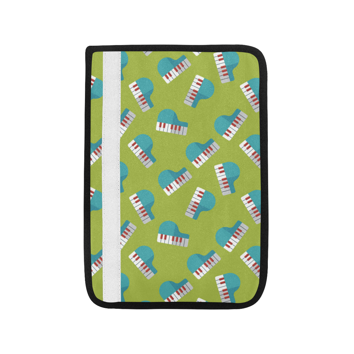 Piano Pattern Print Design 03 Car Seat Belt Cover