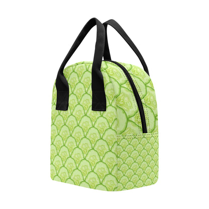 Cucumber Pattern Print Design CC04 Insulated Lunch Bag