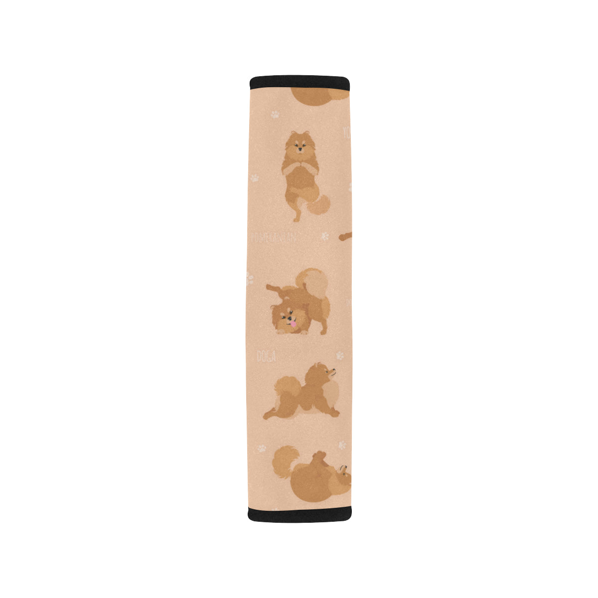 Pomeranians Pattern Print Design A06 Car Seat Belt Cover