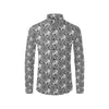 Tribal Turtle Polynesian Themed Print Men's Long Sleeve Shirt