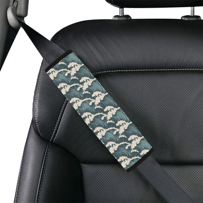 Wave Art Print Car Seat Belt Cover