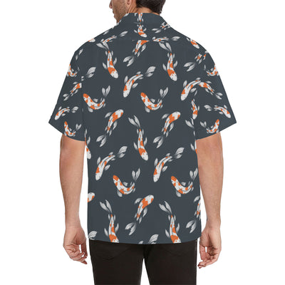 KOI Fish Pattern Print Design 04 Men's Hawaiian Shirt