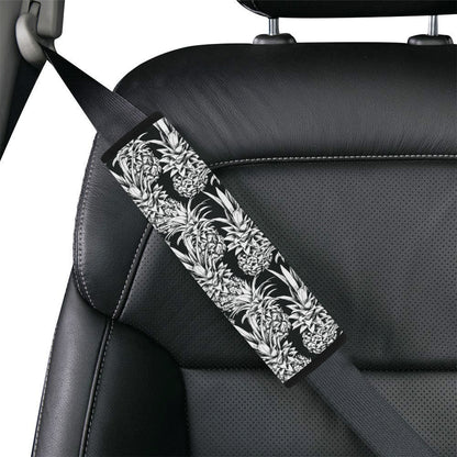 Pineapple Pattern Print Design PP08 Car Seat Belt Cover