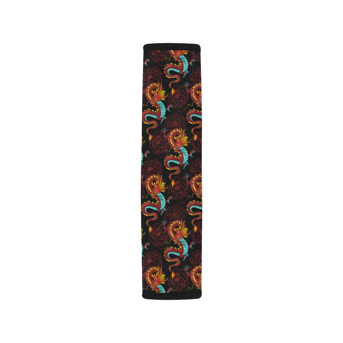 Chinese Dragons and Peonies Design Car Seat Belt Cover