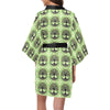 Celtic Pattern Print Design 010 Women's Short Kimono