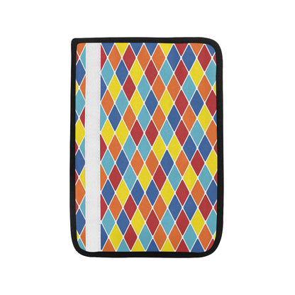 Harlequin Pattern Print Design 01 Car Seat Belt Cover
