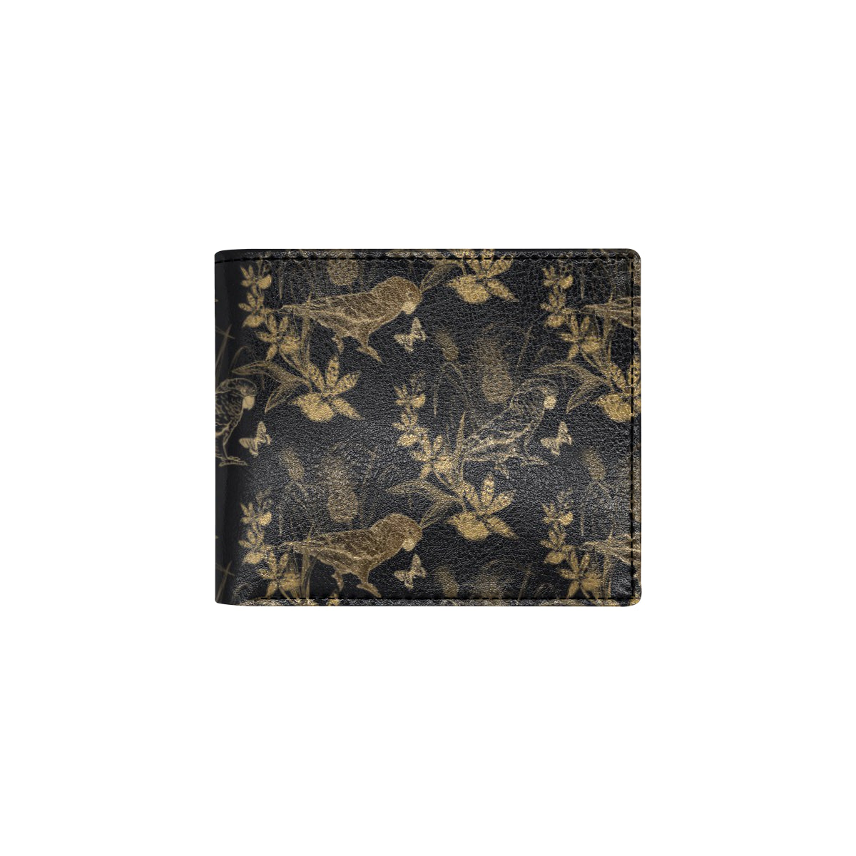 Parakeet Pattern Print Design A05 Men's ID Card Wallet