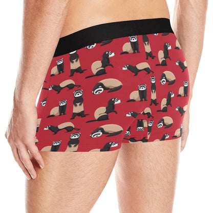 Ferret Pattern Print Design 02 Men's Boxer Briefs