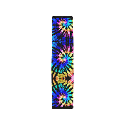 Tie Dye Rainbow Design Print Car Seat Belt Cover