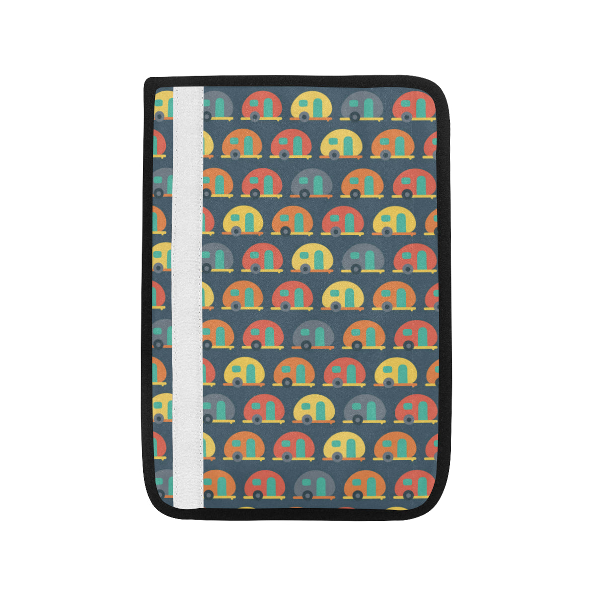Camper Pattern Print Design 02 Car Seat Belt Cover