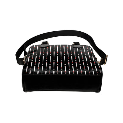 Baseball Pattern Print Design 03 Shoulder Handbag