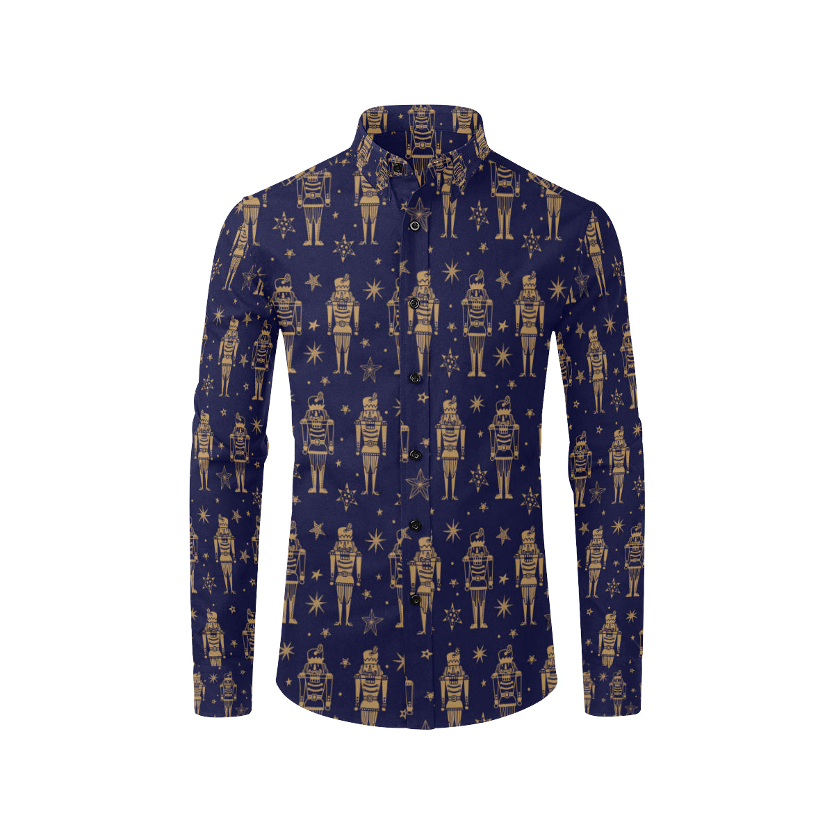 Nutcracker Pattern Print Design A05 Men's Long Sleeve Shirt