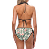 Tropical Flower Palm Leaves Bikini