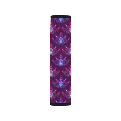 lotus Pattern Print Design LO01 Car Seat Belt Cover