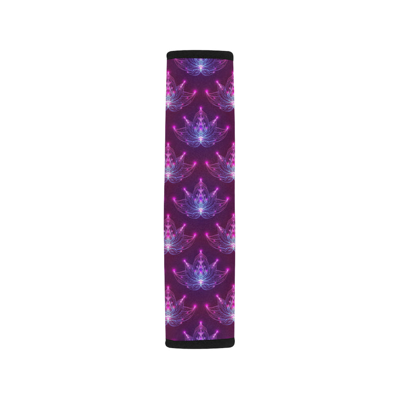 lotus Pattern Print Design LO01 Car Seat Belt Cover