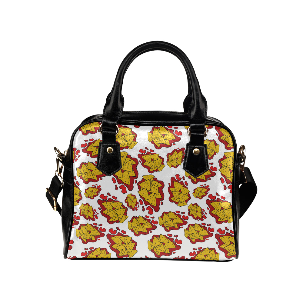 Nachos Pattern Print Design A03 Shoulder Handbag