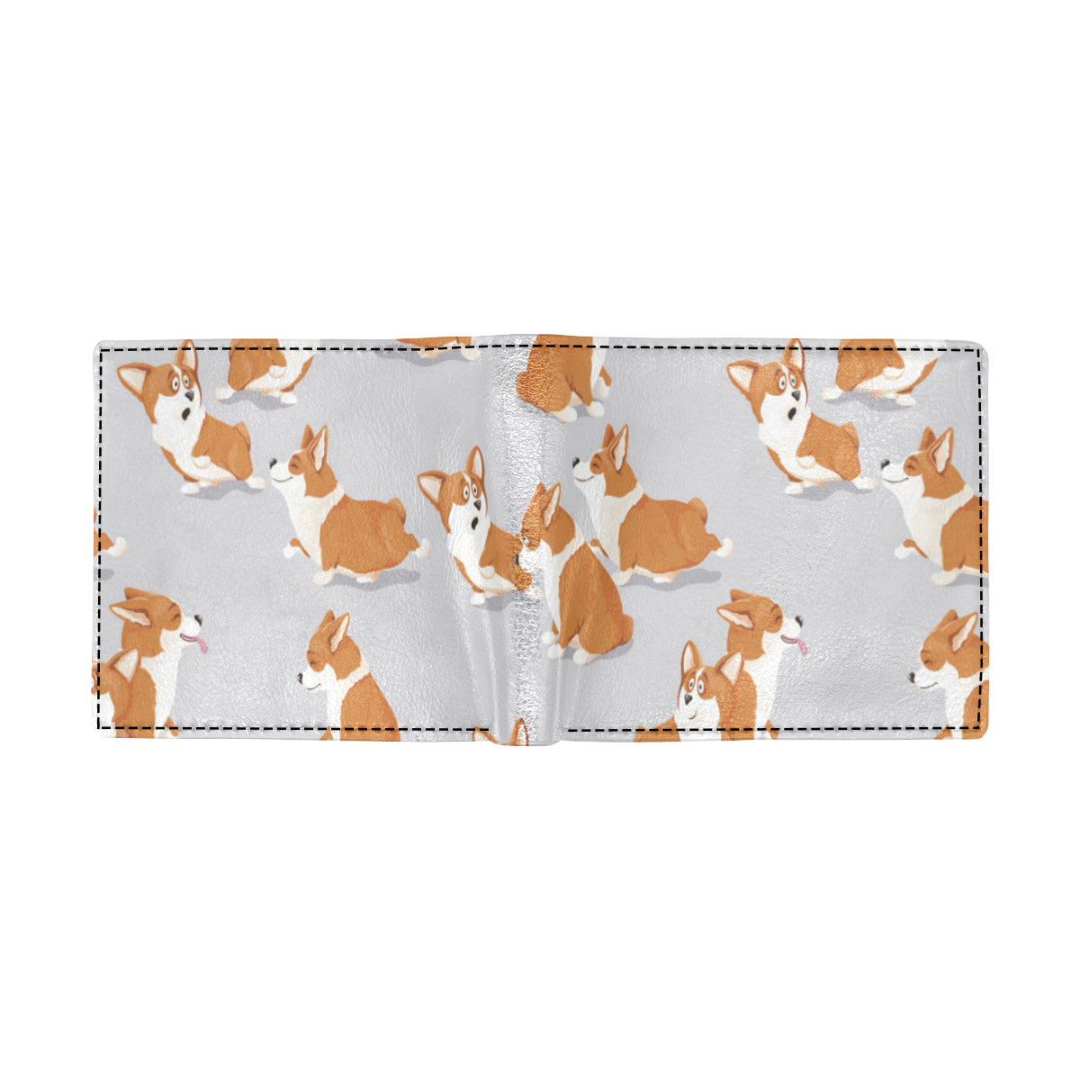 Pembroke Welsh Corgis Pattern Print Design A04 Men's ID Card Wallet