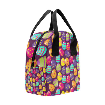 Easter Eggs Pattern Print Design RB04 Insulated Lunch Bag