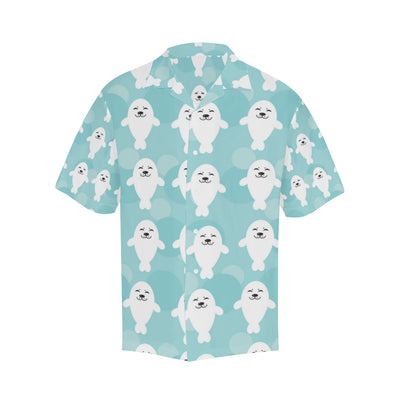 Sea Lion Baby Pattern Print Design 01 Men's Hawaiian Shirt