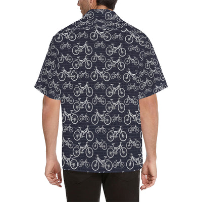Mountain bike Pattern Print Design 02 Men's Hawaiian Shirt