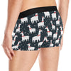 Alpaca Pattern Print Design 04 Men's Boxer Briefs