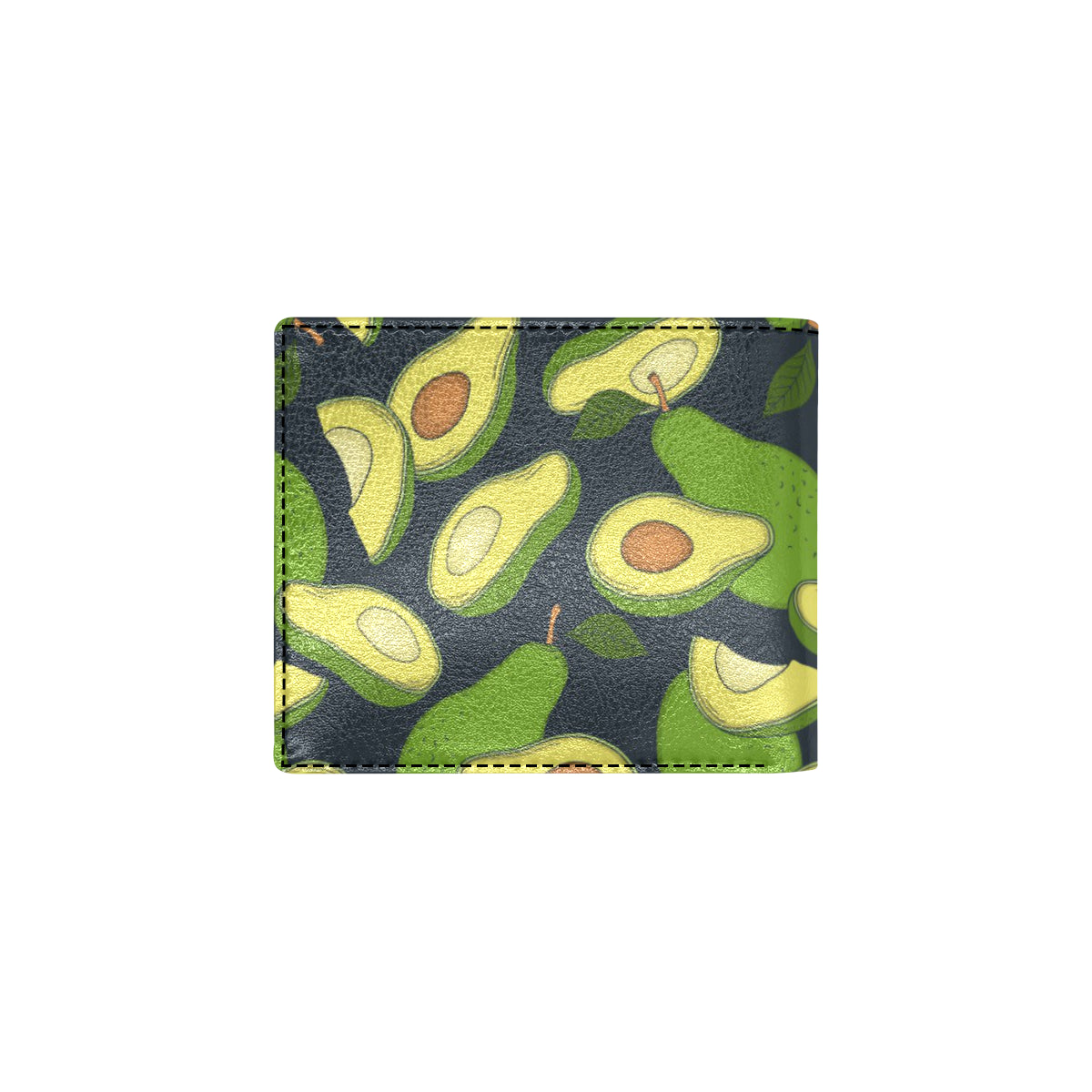 Avocado Pattern Print Design AC013 Men's ID Card Wallet