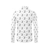 Bull Terriers Pattern Print Design 06 Men's Long Sleeve Shirt