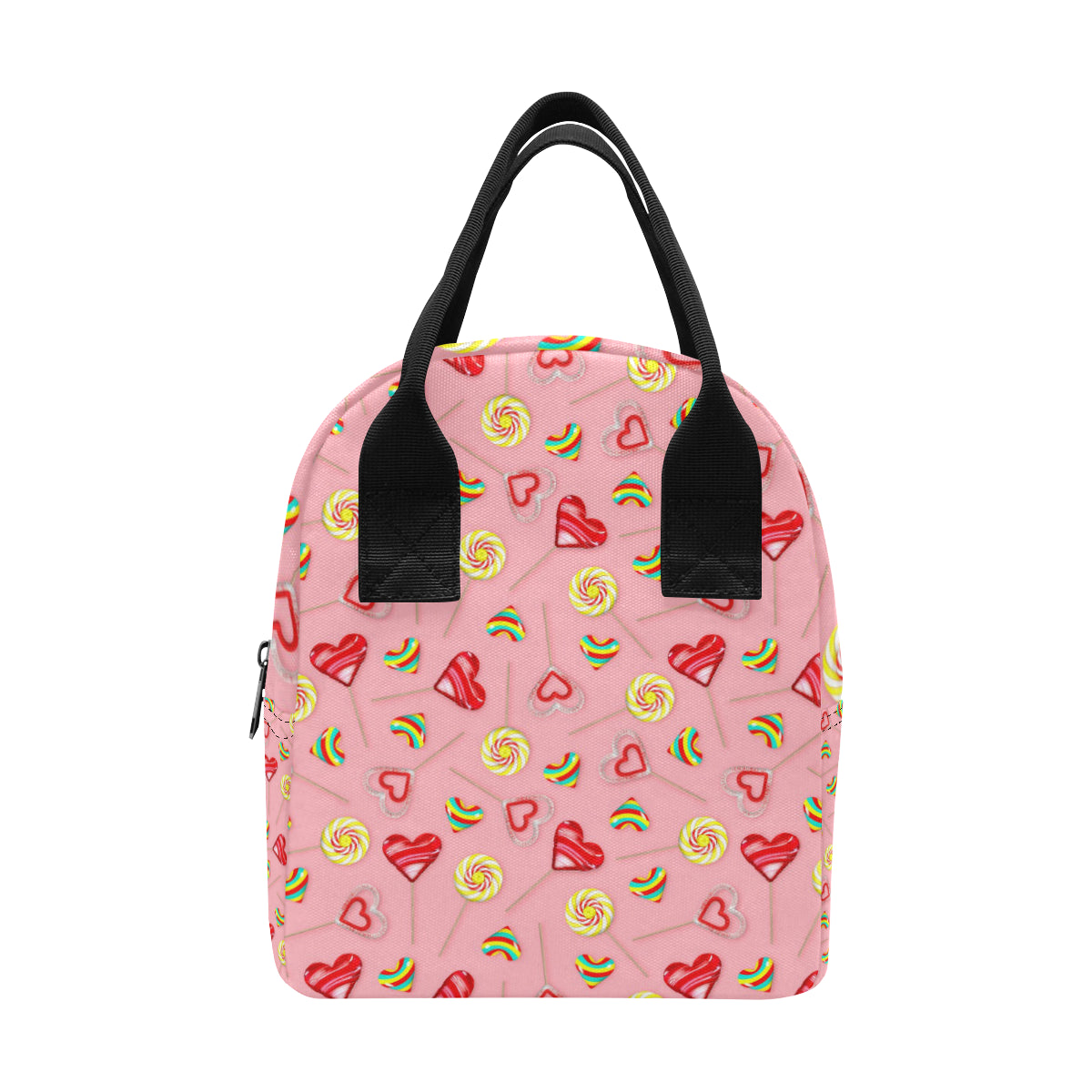 Lollipop Pattern Print Design LL05 Insulated Lunch Bag