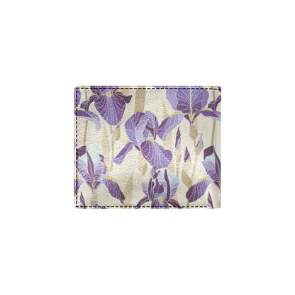 Iris Pattern Print Design IR02 Men's ID Card Wallet