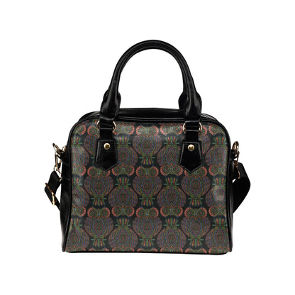 Owl Pattern Print Design A05 Shoulder Handbag