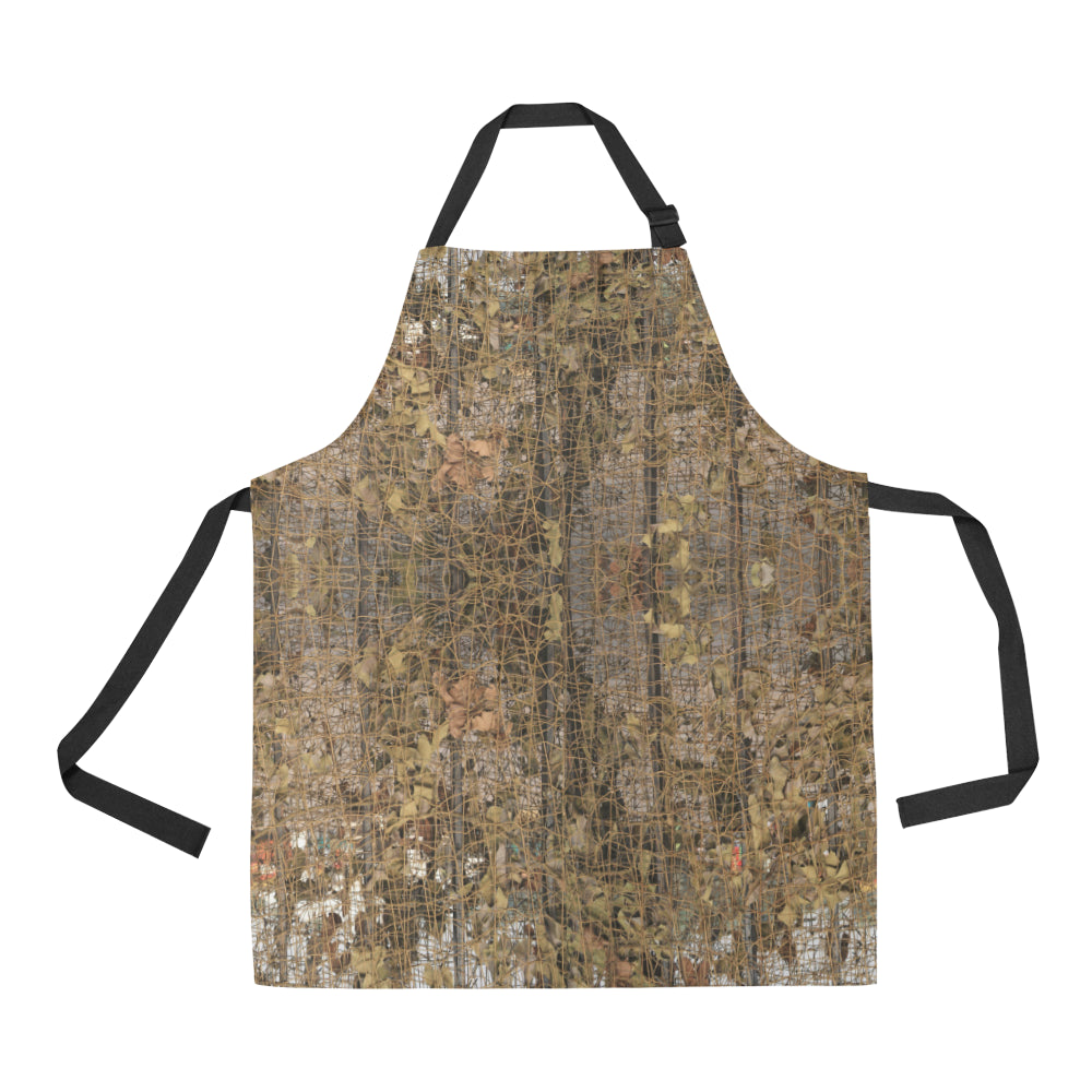 Camouflage Realtree Pattern Print Design 01 Apron with Pocket