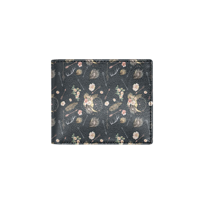 Bohemian Pattern Print Design 09 Men's ID Card Wallet