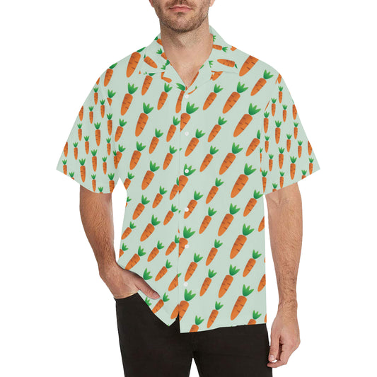 Carrot Pattern Print Design 05 Men's Hawaiian Shirt