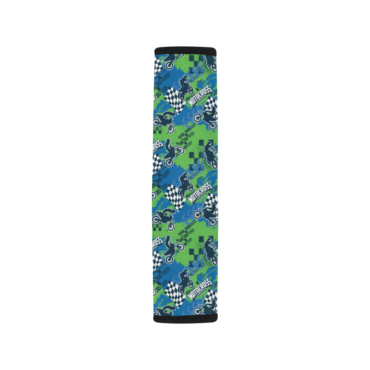 Motocross Pattern Print Design 04 Car Seat Belt Cover