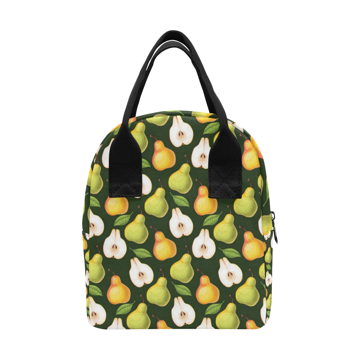 Pear Pattern Print Design PE06 Insulated Lunch Bag
