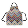 Multicolor zigzag Tribal Aztec Apron with Pocket