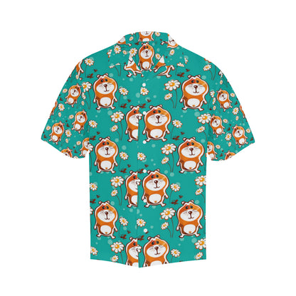 Hamster Pattern Print Design 01 Men's Hawaiian Shirt