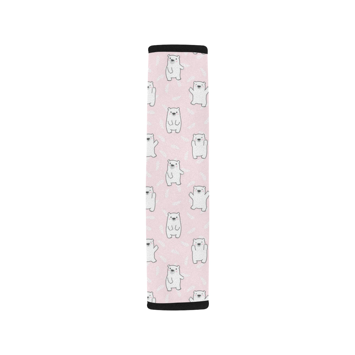 Polar Bear Pattern Print Design PB09 Car Seat Belt Cover