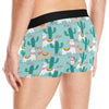 Llama Cactus Pattern Print Design 08 Men's Boxer Briefs