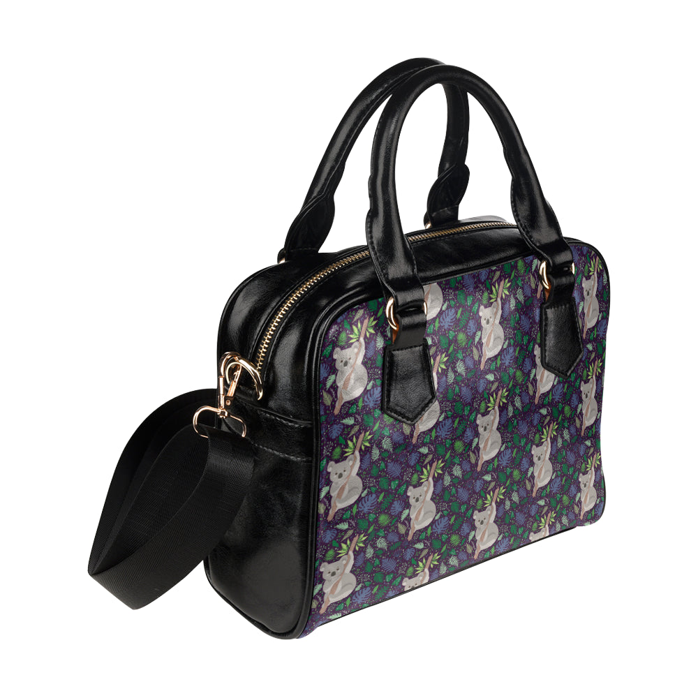 Koala Pattern Print Design 06 Shoulder Handbag
