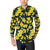 Yellow Hibiscus Pattern Print Design HB08 Men's Long Sleeve Shirt