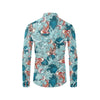 KOI Fish Pattern Print Design 05 Men's Long Sleeve Shirt