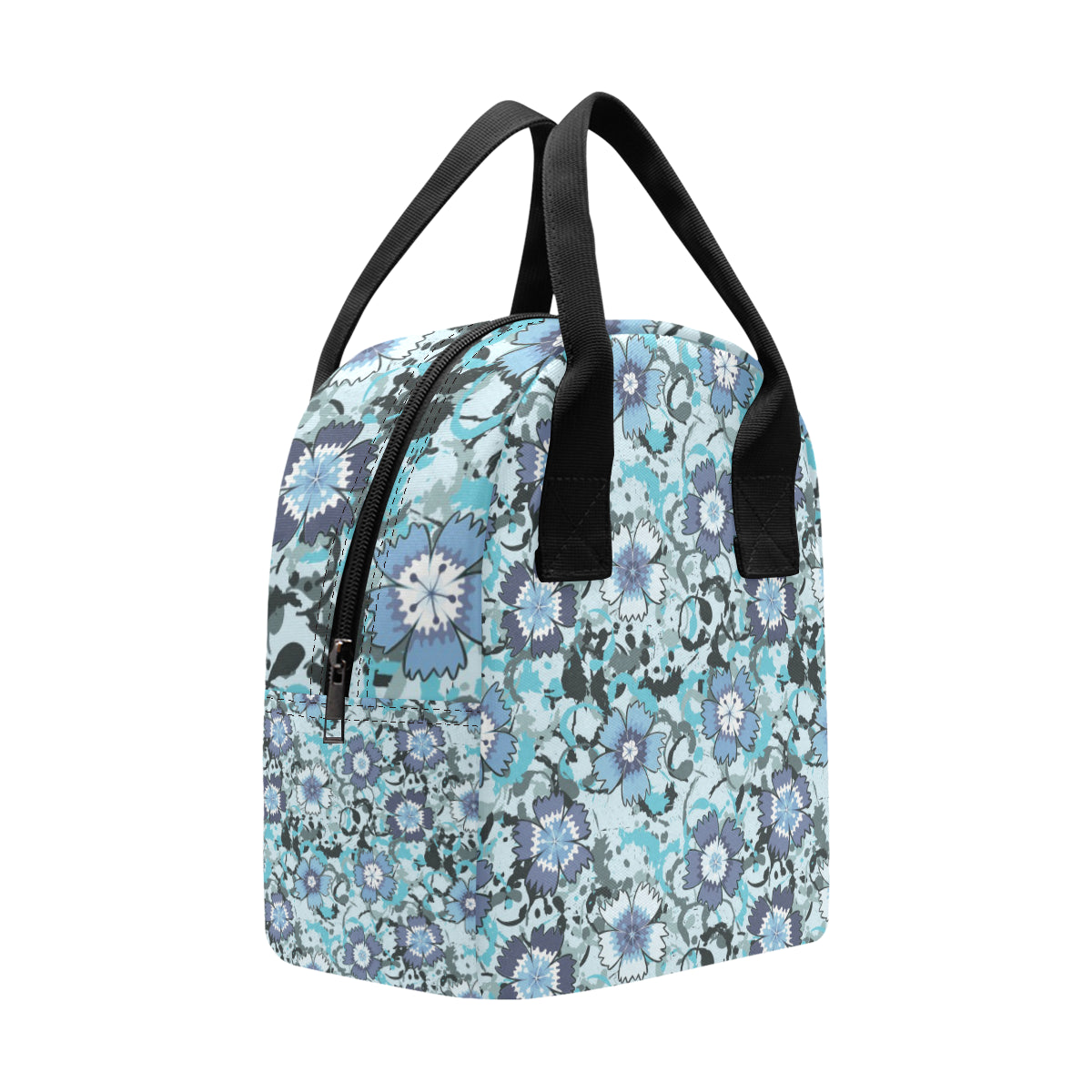 Carnations Pattern Print Design CN04 Insulated Lunch Bag